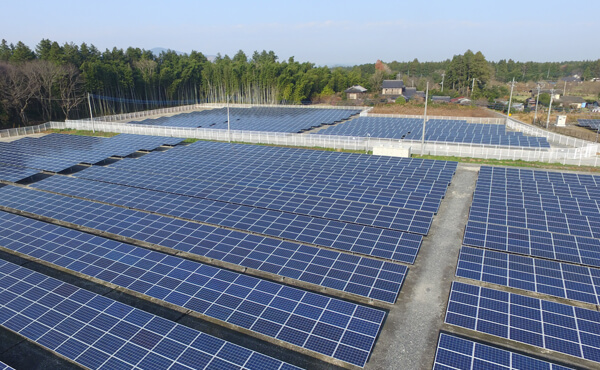 埼玉県 サンテックパワージャパン笠間市押辺太陽光発電所