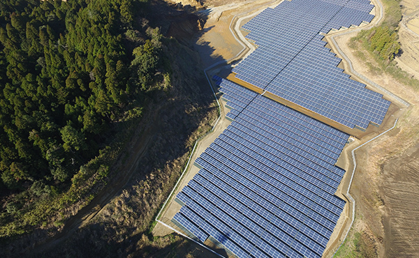 千葉県 サンテックパワージャパン香取太陽光発電所