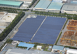 愛知県 明海町太陽光発電所