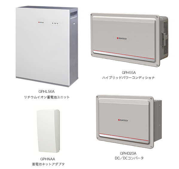 一般的な蓄電システムとハイブリッド蓄電システム