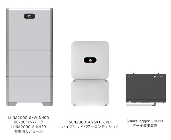 ファーウェイ社製 ハイブリッド蓄電システム